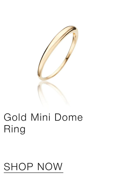 Gold Mini Dome Ring
