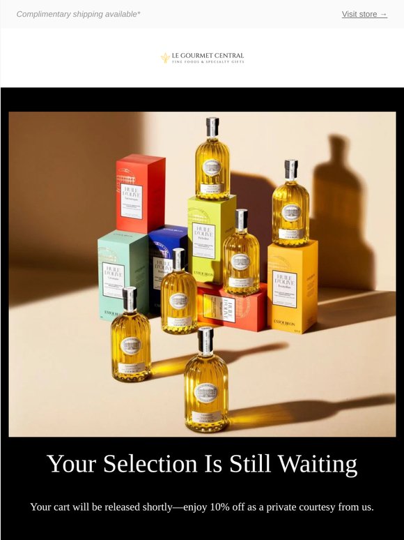 10% off your saved cart