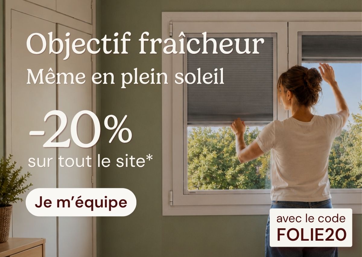 Folie de printemps : -20% et livraison offerte sur tout le site
