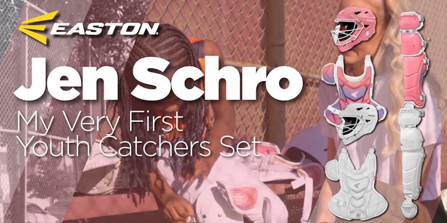 Easton Jen Schro My Very First Youth Fastpitch Catcher's Set