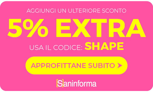 Codice SHAPE: -5% Extra sui prodotti selezionati