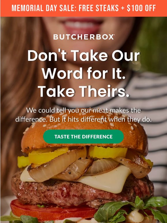 Our members say: Get the Ribeye!