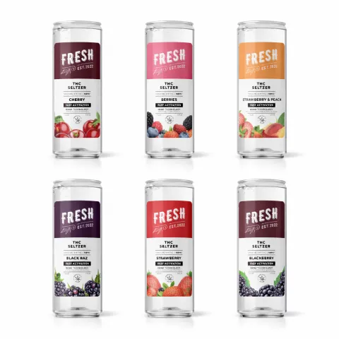 Image of THC Seltzer Variety Pack 2 - 6 Pack