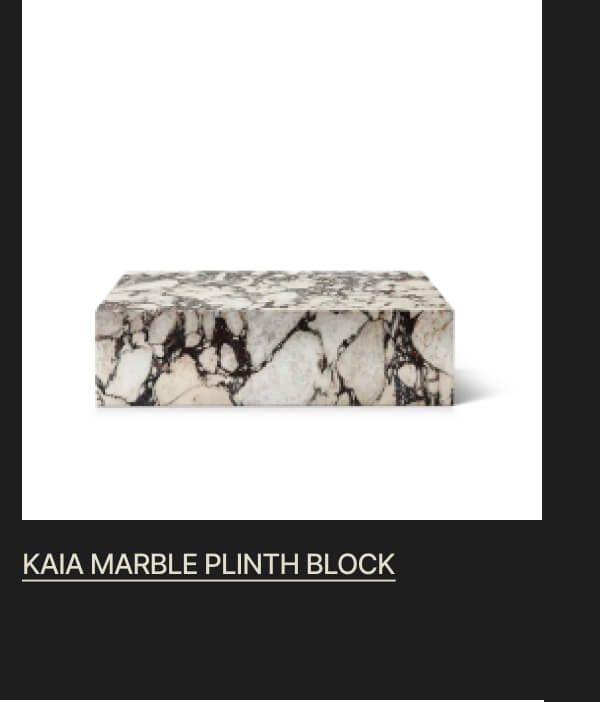 KAIA MARBLE PLINTH BLOCK