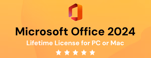 Microsoft Office 2024 for Mac or PC Lifetime License