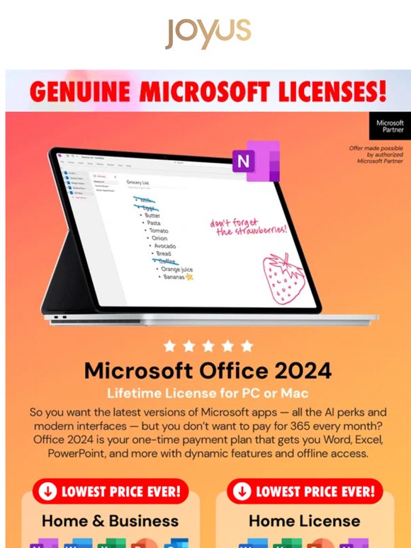Legit MS Office 2024 Licenses ON SALE! (10k Sold)