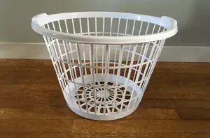 This 15-minute laundry basket hack is so smart and the final look is beautiful!