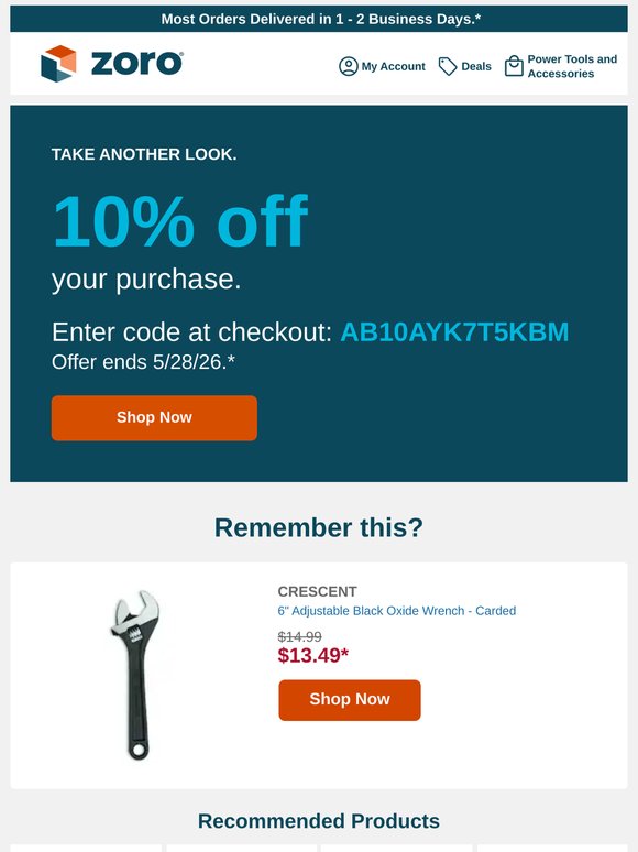 Don't forget! You can still save on your order.