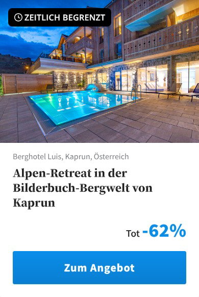 Alpen-Retreat in der Bilderbuch-Bergwelt von Kaprun