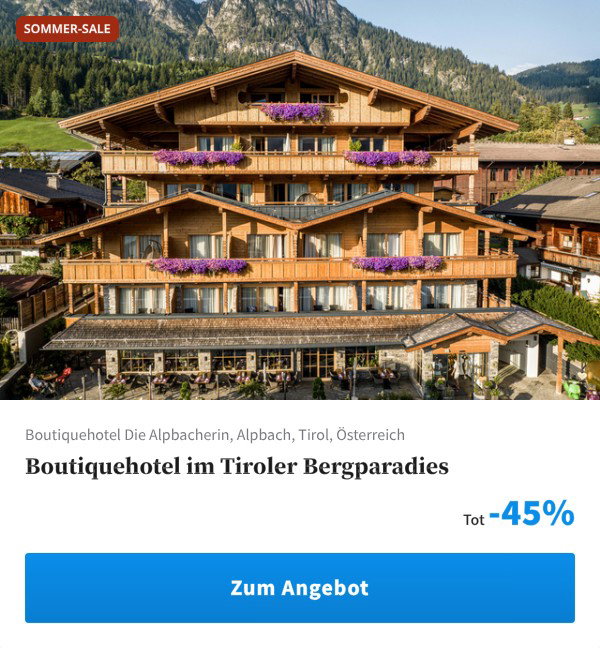 Boutiquehotel im Tiroler Bergparadies
