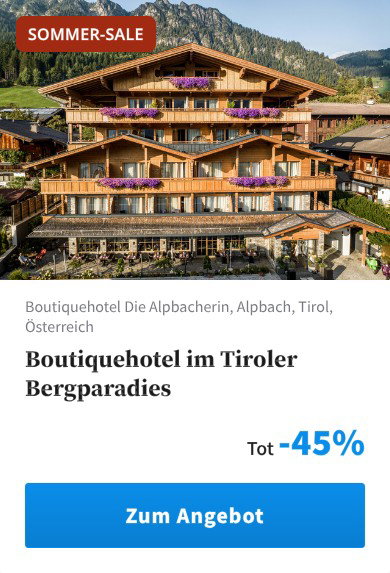 Boutiquehotel im Tiroler Bergparadies