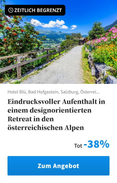 Eindrucksvoller Aufenthalt in einem designorientierten Retreat in den österreichischen Alpen