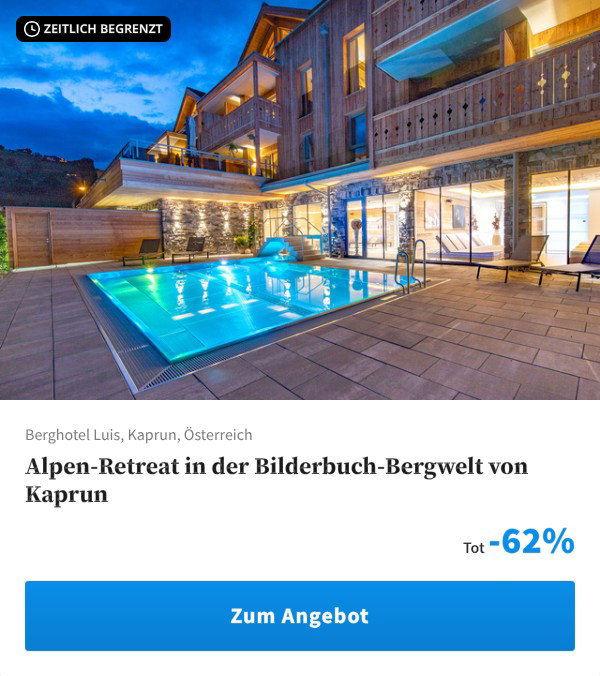 Alpen-Retreat in der Bilderbuch-Bergwelt von Kaprun