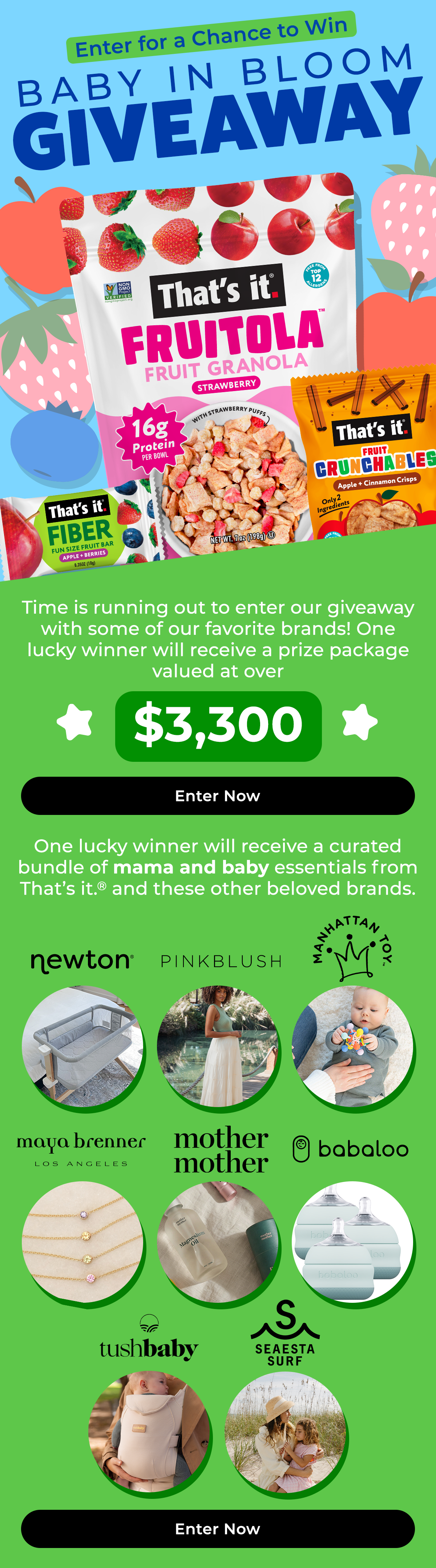 Enter the Baby in Bloom Giveaway
