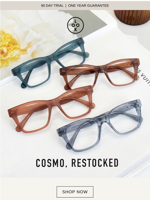 Restock Alert: Cosmo in Bestselling Hues