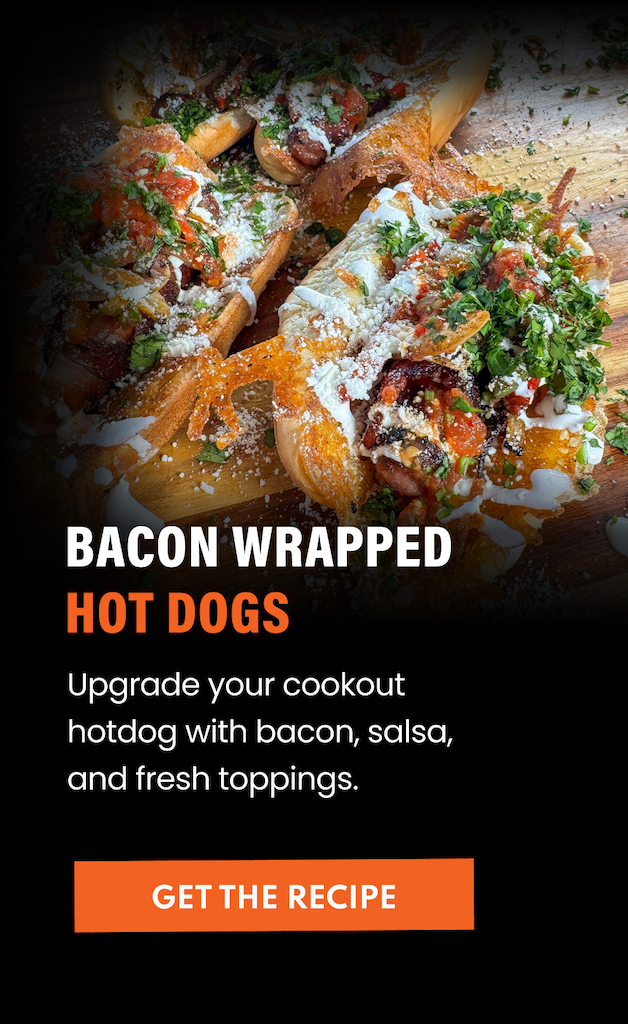 Bacon Wrapped Hot Dogs