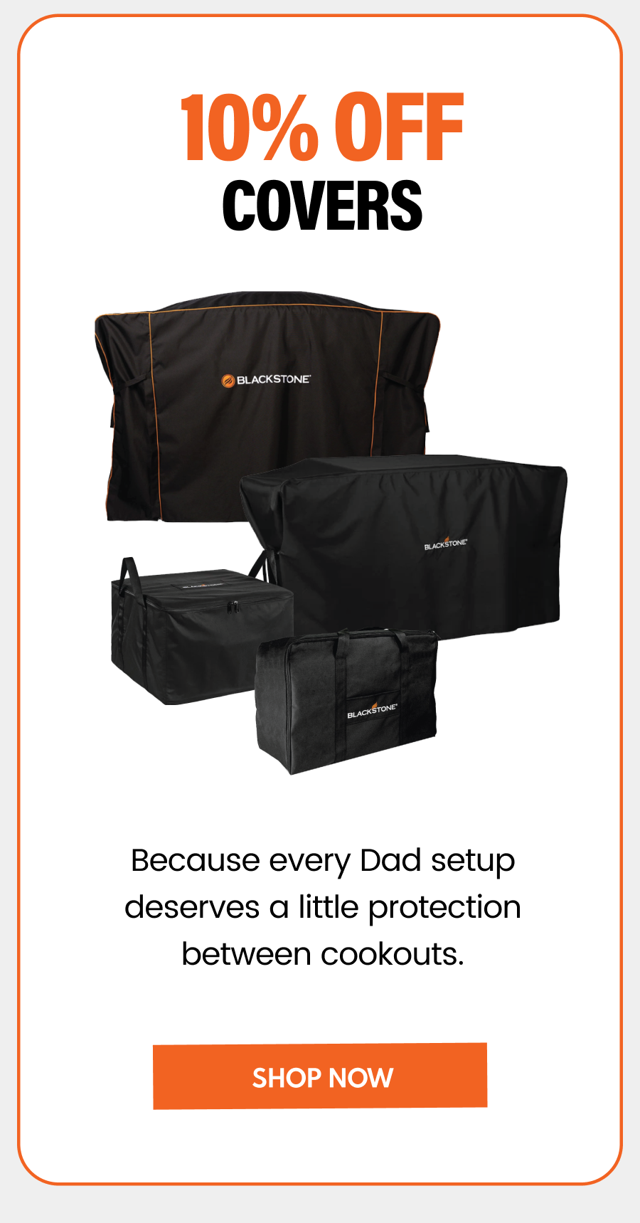 10% OFF Covers 