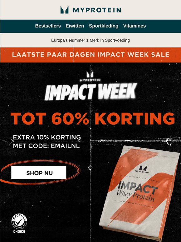 Gebruik email exclusieve code: EMAILNL