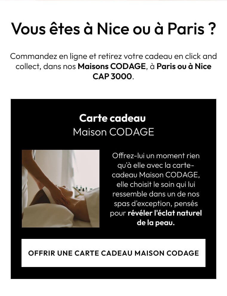 Carte cadeau Maison CODAGE 1