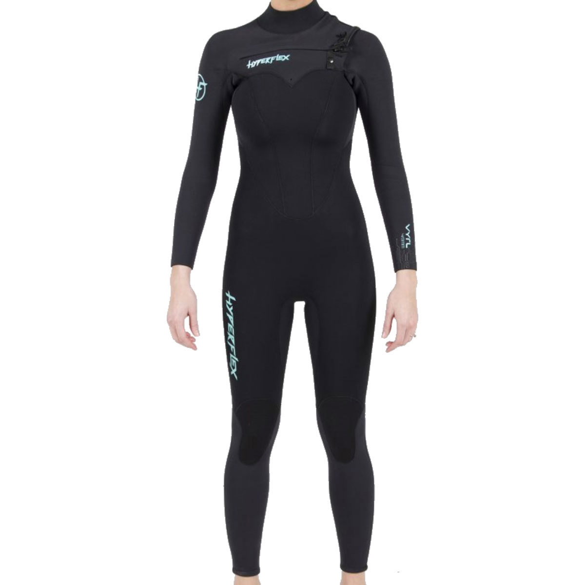 Hyperflex Vyrl 4/3mm Women's Chest Zip Full Wetsuit Open Box