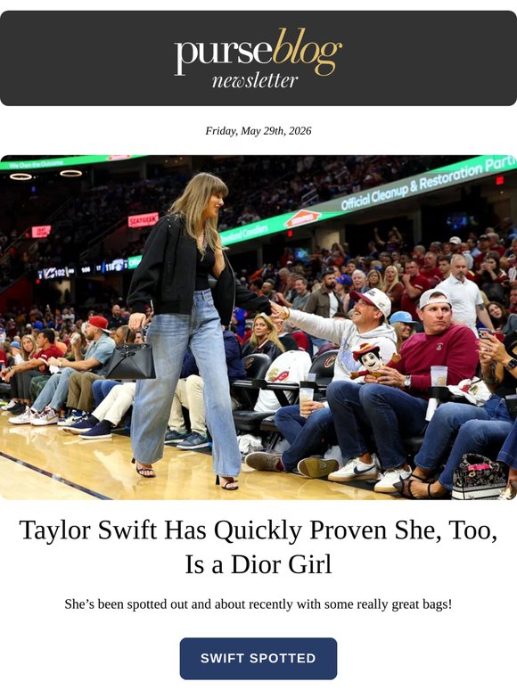 Taylor Swift (and her bags) Is SO Back