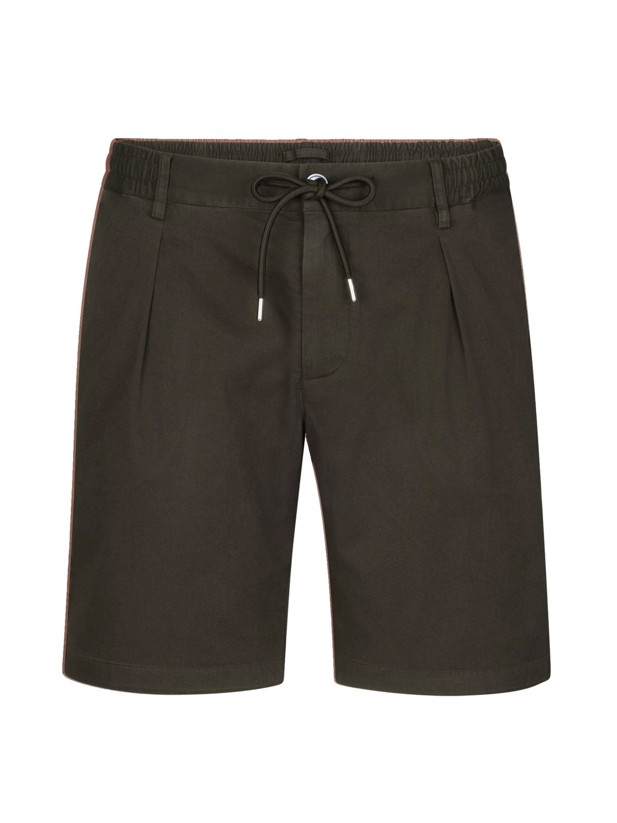 Leichte Bermudashorts mit Stretch und Bundfalte