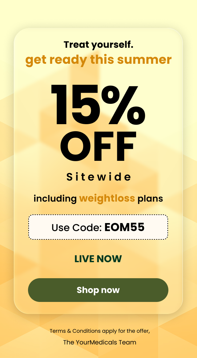 Treat Yourself. Get ready this summer. 15% off site-wide including weightloss plans. Use Code E0M55