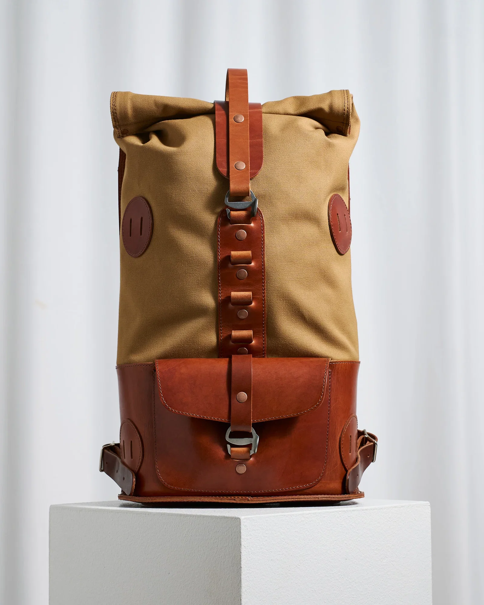 Image of Pre-order – Fold Top – British Millerain Field Twill in Khaki