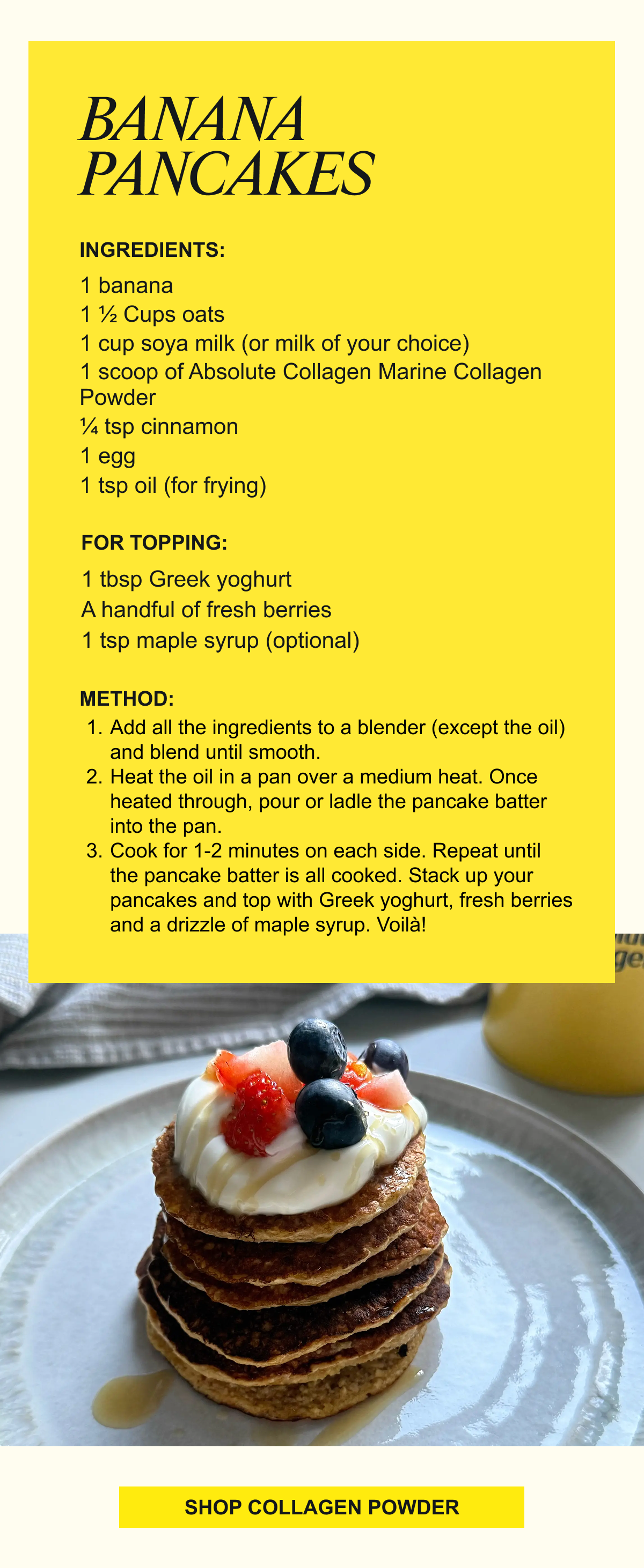 Banana pancakes