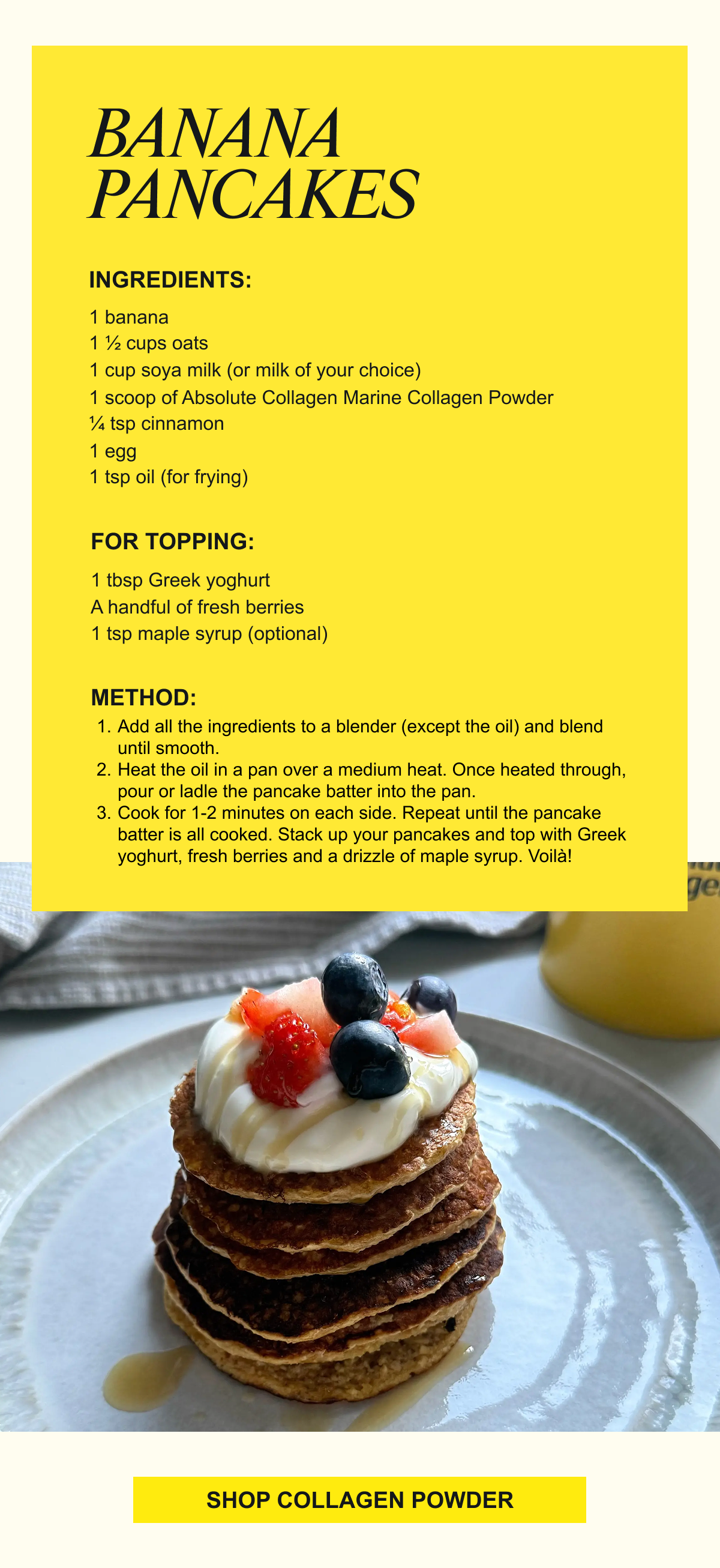 Banana pancakes