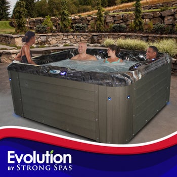 Evolution by Strong Spas Highlands 75-Jet, 6 or 7-Person Acrylic Spa