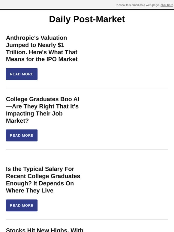 Anthropic's Valuation Jumped to Nearly $1 Trillion. Here's What That Means for the IPO Market