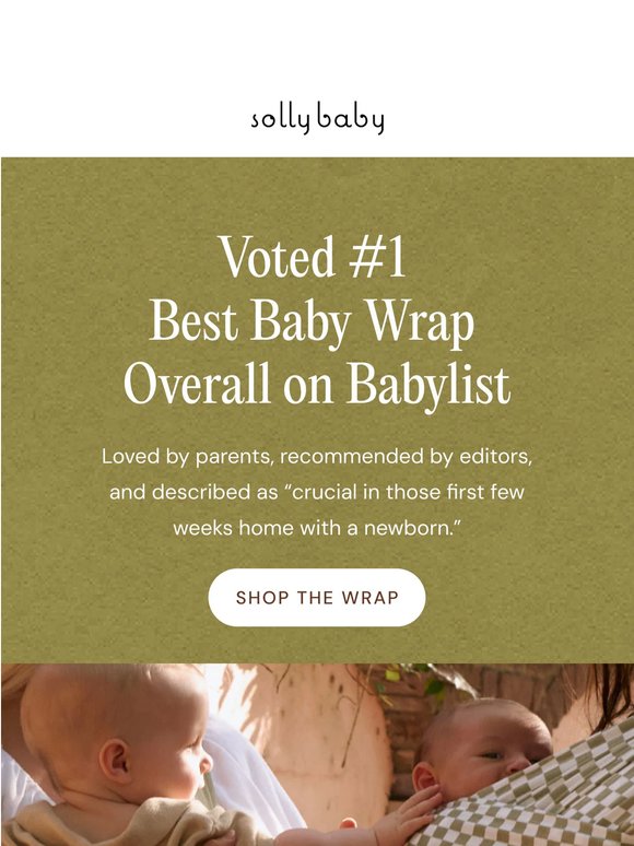 Babylist's #1 Baby Wrap of 2026