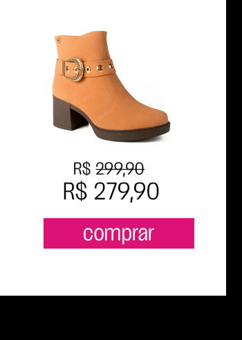 Bota Dakota de Cano Curto Caramelo