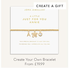 Create Your Own Bracelet in Gold Plating