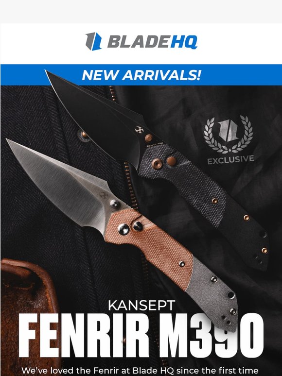 Kansept Fenrir M390 exclusives are here!