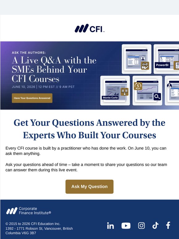 Ask CFI: A Live Q&A with the Experts Behind Your Courses