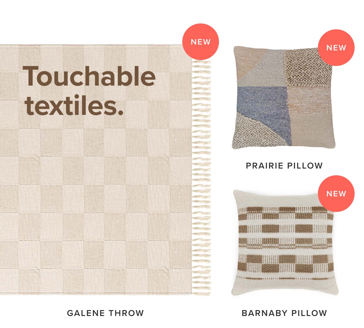 Touchable textiles.