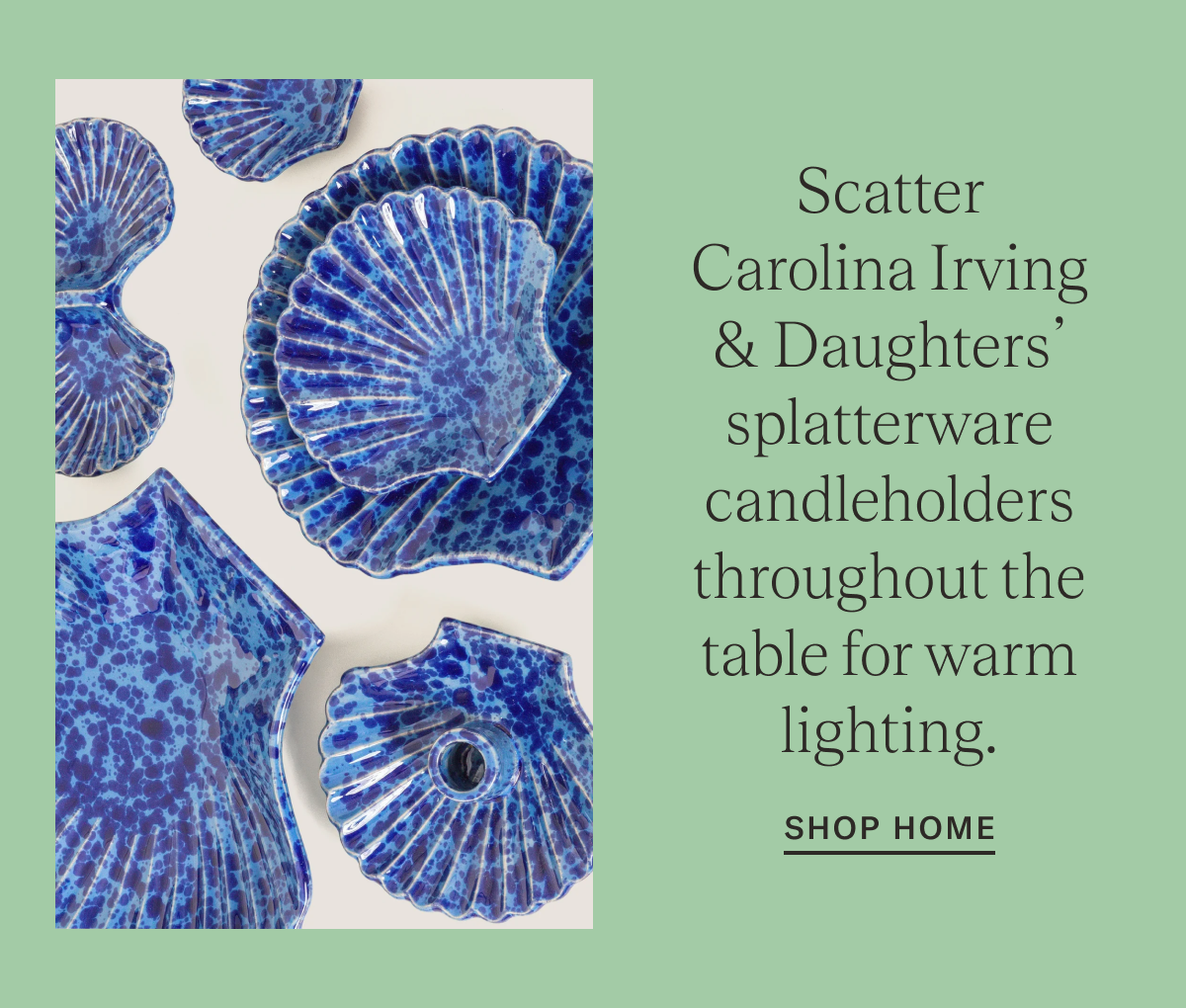 Splatterware Candleholders