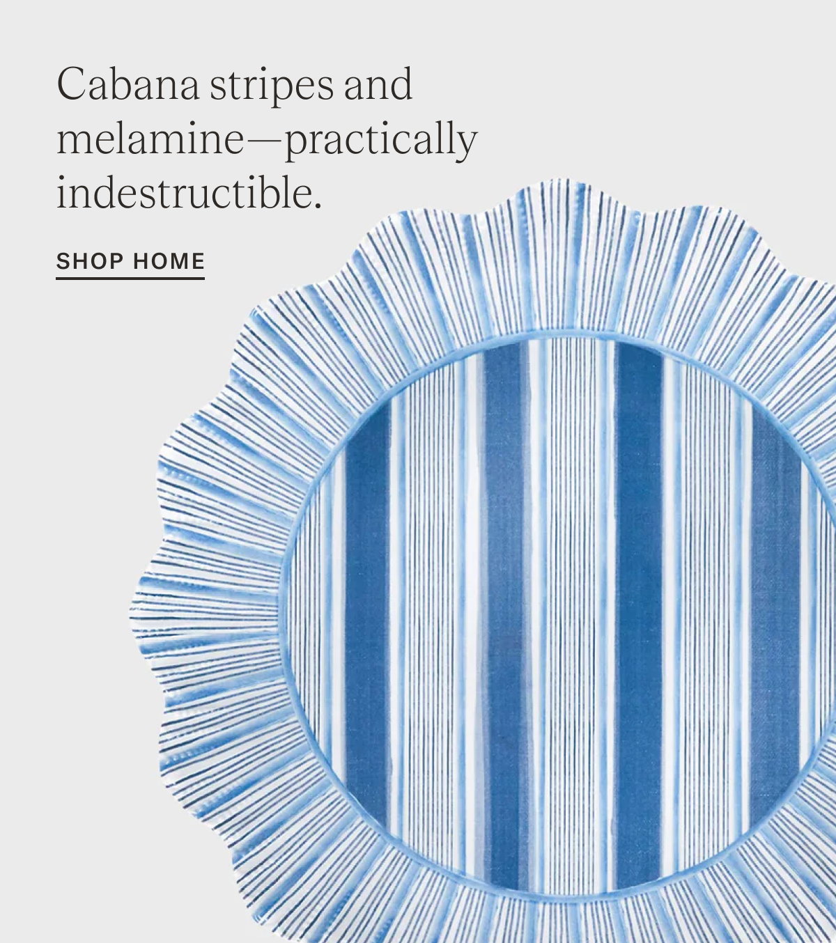 Cabana Stripes and Melamine