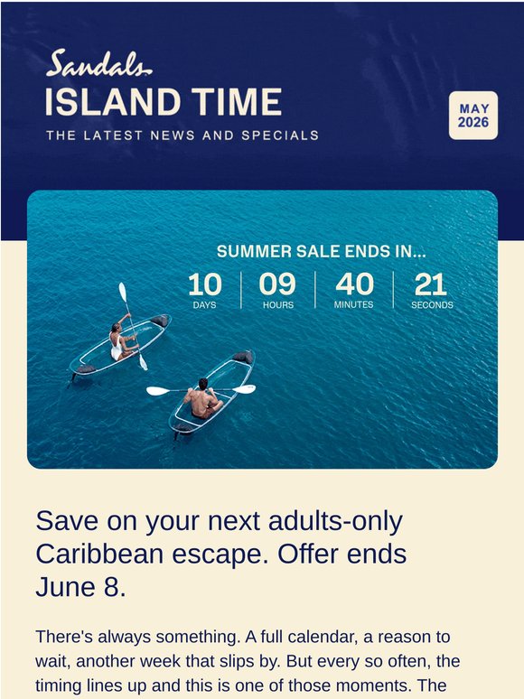 * From jazz to summer specials... see what May Island Time picked for you *