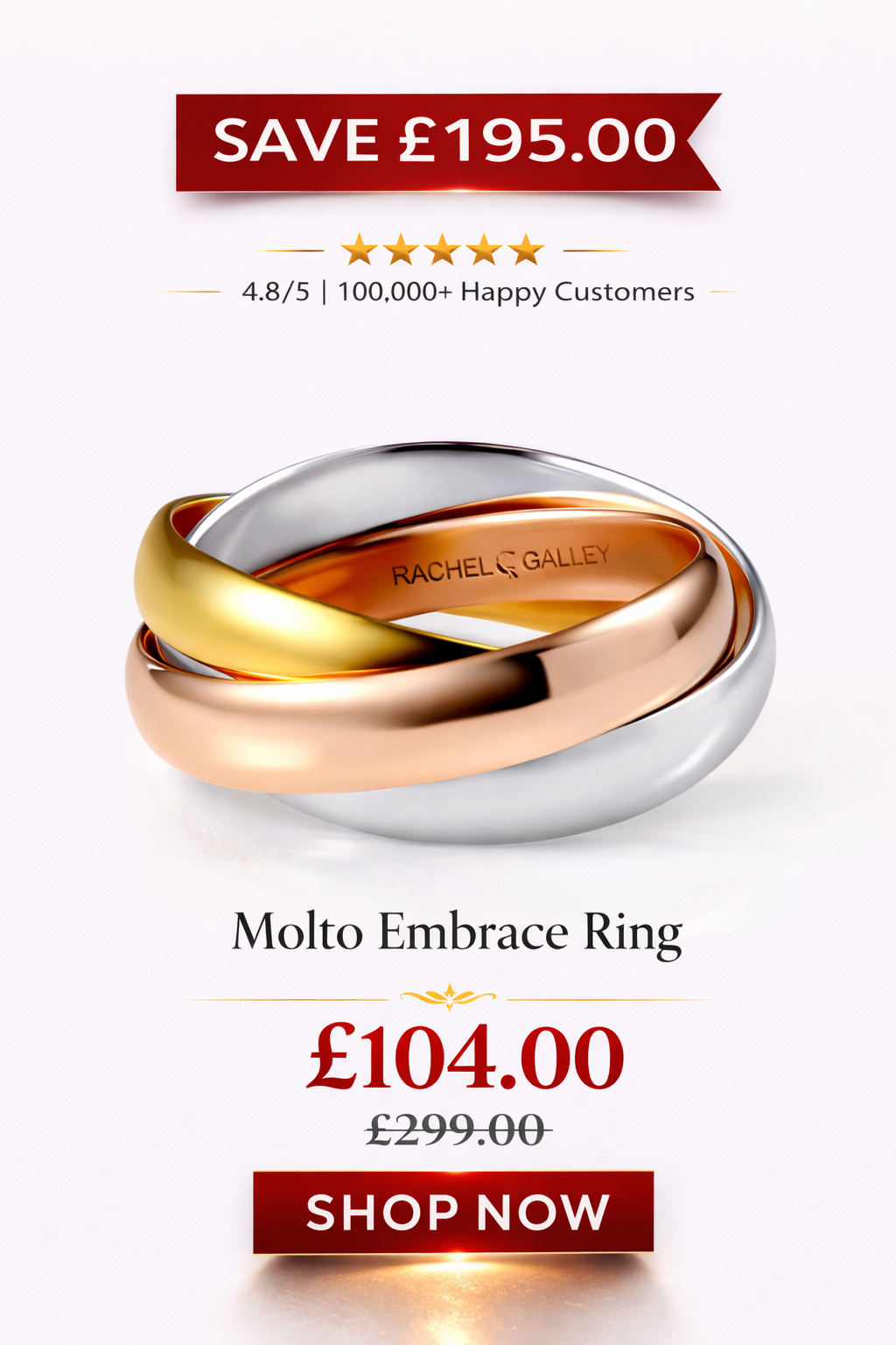 Molto Embrace Ring