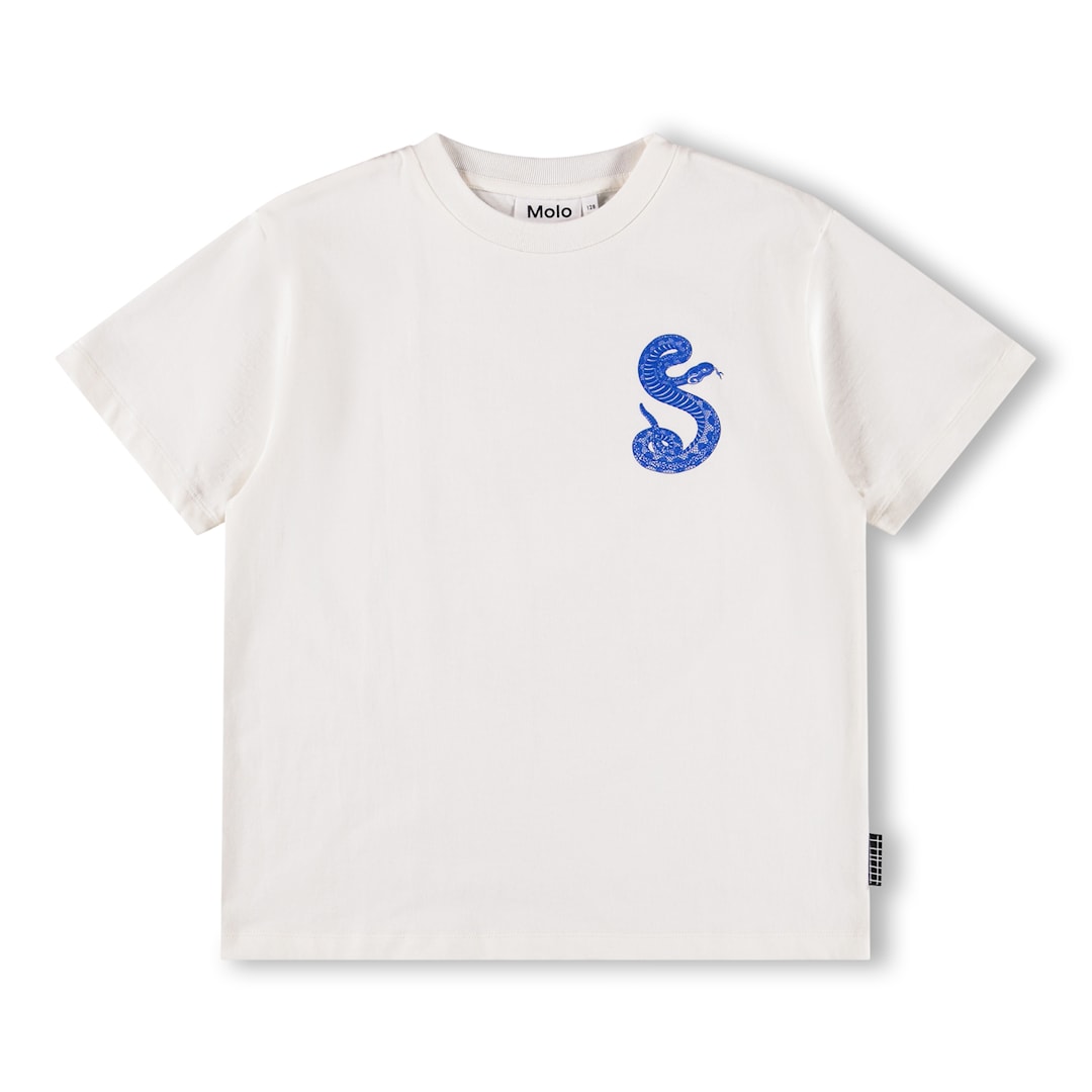 GOTS Rodney T-shirt Blue Snake  Blue Snake
