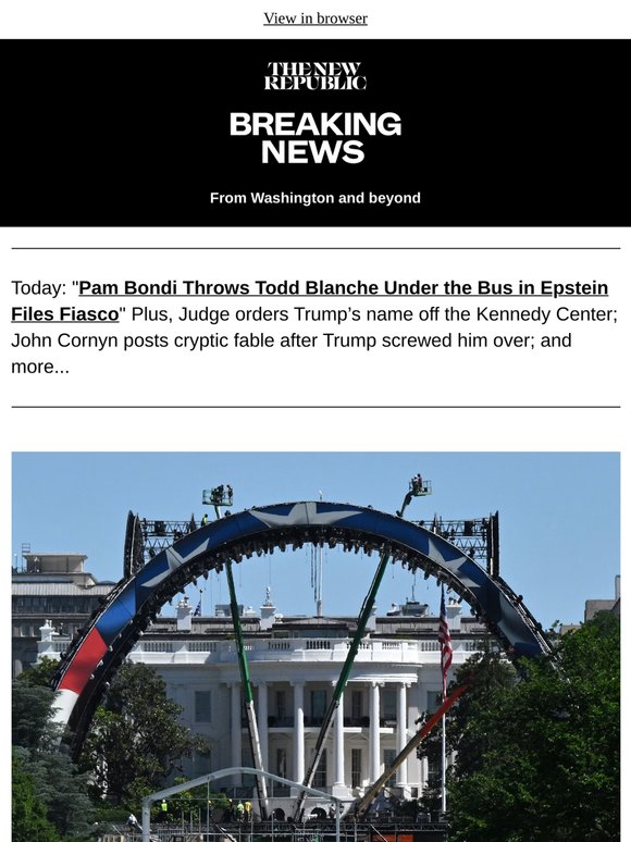 Pam Bondi Throws Todd Blanche Under the Bus in Epstein Files Fiasco