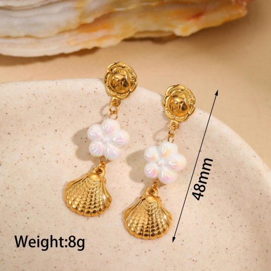 Stainless Steel Dangle Earrings