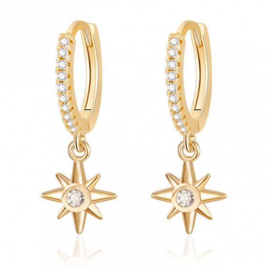 Brass Hoop Earrings