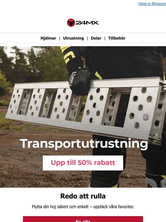 Lasta. Kör. Åk. Enkel transport av utrustning