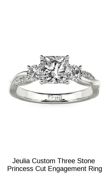 Jeulia Twist Heart Cut Sterling Silver Ring