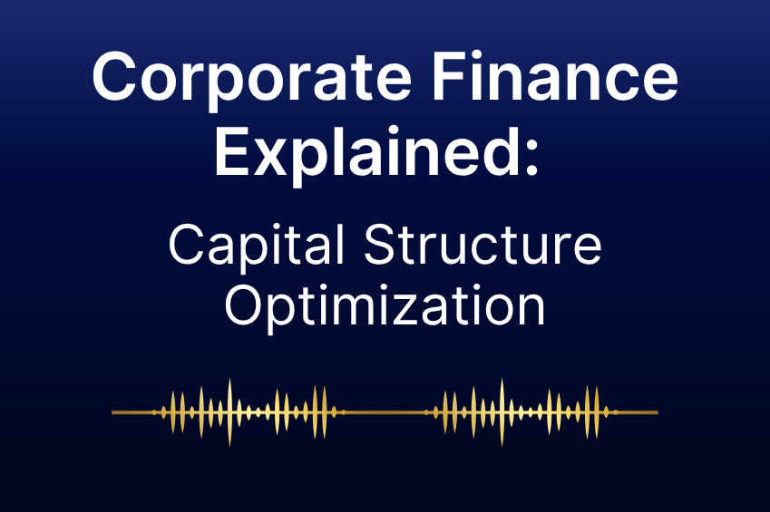 Capital Structure Optimization