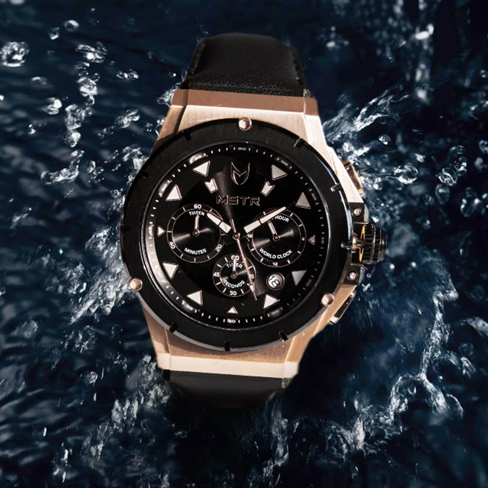 Image of AM297RB - ROSE GOLD MK WATCH